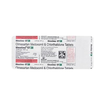 OLMETIME CT 20mg Tablet 10's - Hypertension-Ang