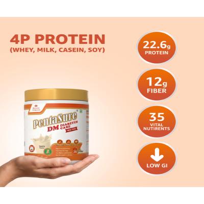PentaSure DM Diabetes Care Powder - Vanilla Flavour 400 g - Diabetes (Fitness)