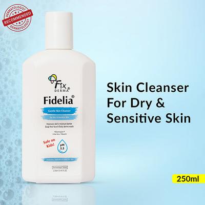 Fixderma Fidelia Gentle Skin Cleanser Face Wash for Unisex 250 ml - Face Wash & Cleansers