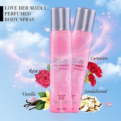 Revlon Love Her Madly Perfumed Body Spray 100 Ml - Women Deodorants/Roll-Ons