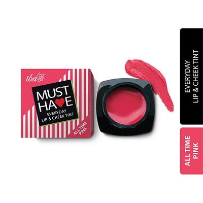 Iba Must Have Everyday Lip & Cheek Tint All Time Pink 8 gm - Lip Stains & Tints