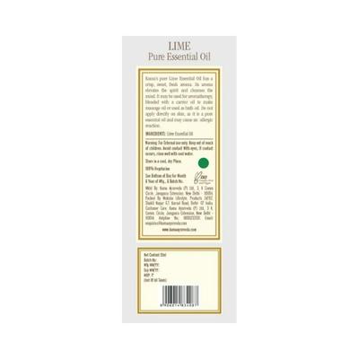 Kama Ayurveda Lime Essential Oil 12 ml - Essential Oils