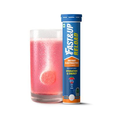 Fast&Up Reload Hydration & Energy Effervescent Tablet - Berry Flavour 20's - Energy Drinks