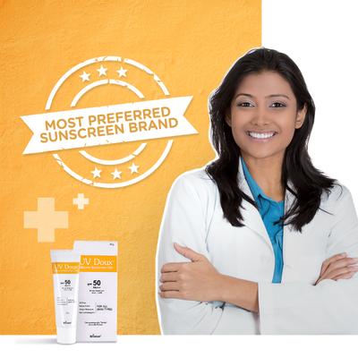 UV Doux Silicon SPF 50 PA+++ Sunscreen Gel 10 g - Face Sunscreen