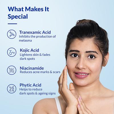 Fixderma Skarfix -TX Face Cleanser with Tranexamic Acid, Kojic Acid & Niacinamide 75 gm - Face Wash & Cleansers