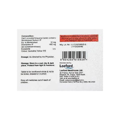 DOXOFORD M Tablet 10's - Asthma/COPD-Ast