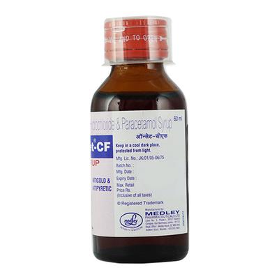 Oncet CF Syrup 60ml - Cough And Cold-Cou