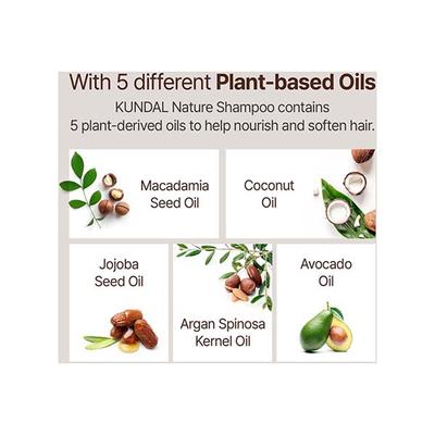 Kundal Honey and Macadamia Nature Shampoo Cherry Blossom 500 ml - Shampoos