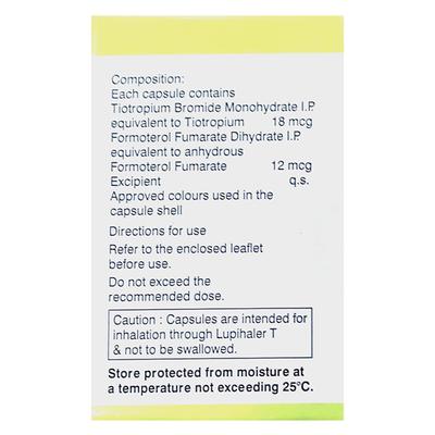 TIOMATE Transcaps 30's - Asthma/COPD-Ast
