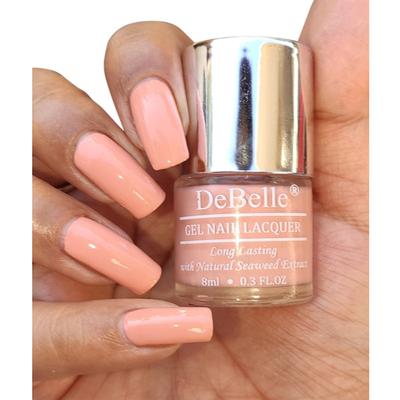 DeBelle Gel Nail Lacquer Choco Latte Dark Peach Nail Polish 8 ml - Nail Polish