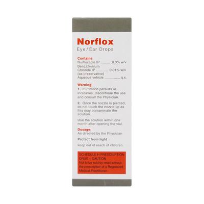 Norflox Eye/Ear Drops 10ml - Eye Infections-Eaa