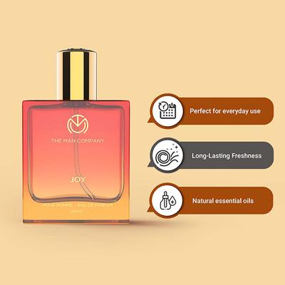 The Man Company Joy Ean De Perfume 60ml - Men Perfumes (Edt/Edp)