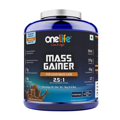 Onelife Mass Gainer Powder 3 kg - Workout Essentials