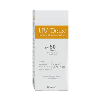 UV Doux Silicon SPF 50 PA+++ Sunscreen Gel 10 g - Face Sunscreen
