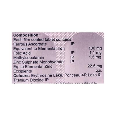 FERIVATE M Tablet 10's - Anaemia-VMA