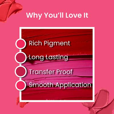 Matt Look Dare To Wear Matt Liquid Lipstick Waterproof Rich Lip Color for Moisturised Kissable Lips 08 3.5 ml - Lipsticks