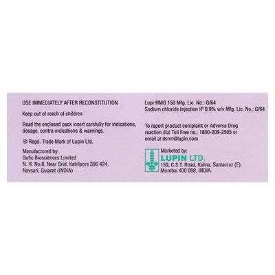 Lupi Hmg 150mg Injection 1's - Hormonal Therapy-Oes