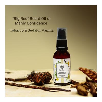 Seer Secrets Big Red Beard Oil of Manly Confidence - Tobacco & Gudalur Vanilla 30 ml - Beard Oil