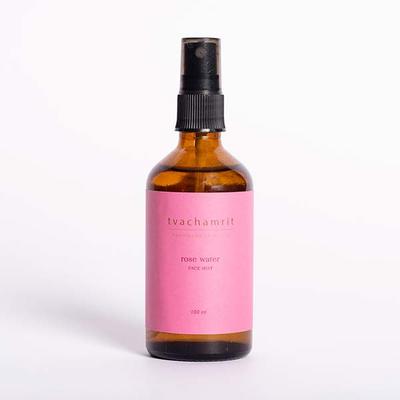 Tvachamrit Handcrafted Skincare Rose Hydrosol 100 ml - Face Mists