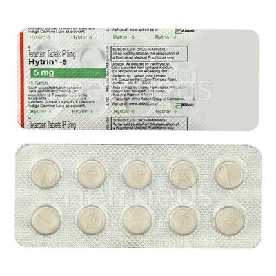 Hytrin 5mg Tablet 10'S - Hypertension-Per