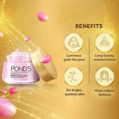 Pond's Gold Beauty Day Cream 50 gm - Face Moisturizers