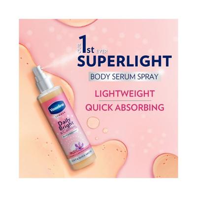 Vaseline Daily Bright & Calming body Serum Spray 180 ml - Day Cream