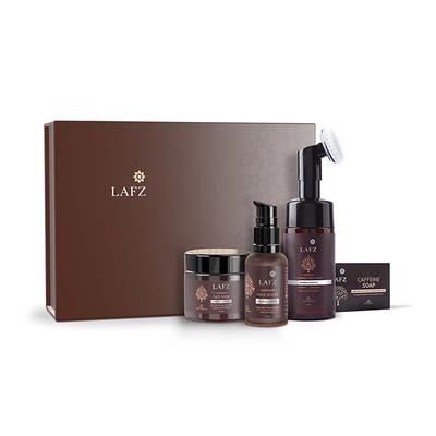 LAFZ skincare coffee essentials gift set (pack of 4) 500 gm - Face Washes