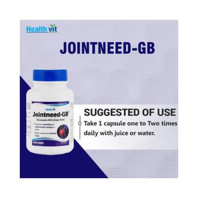 Healthvit Jointneed-GB Glucosamine- Capsules 60's - Calcium And Minerals