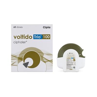 VOLTIDO TRIO 100 Ciphaler 60mDPI - Asthma/COPD-Ast