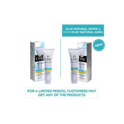 Olay Natural Aura Instant Radiance Glowing Cream with UV Protection 20gm - Face Moisturizers