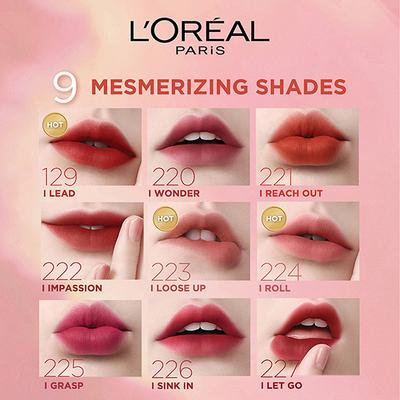 L'Oreal Paris Chiffon Signature Liquid Lipstick, 224 Roll 7 ml - Liquid Lipsticks