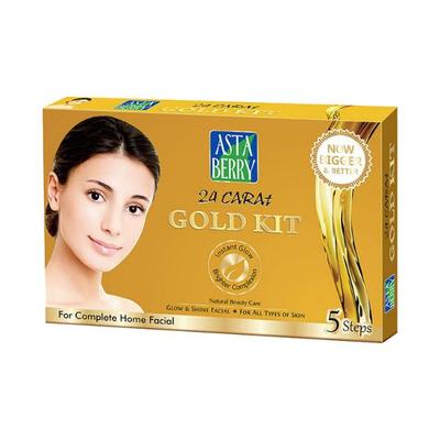 Astaberry Gold Facial Kit 5 Steps 1s - Facial Kits