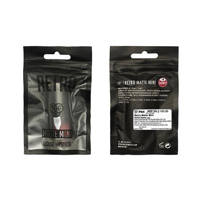 PAC Retro Matte Gloss Mini 19 Taunty 3 ml - Liquid Lipsticks