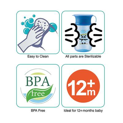 Buddsbudy Baby Sipper Cup 6m+ - Blue 300 ml - Feeding & Nursing