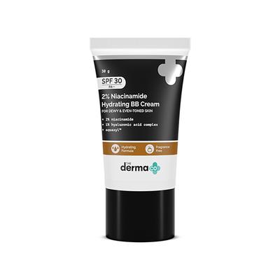 The Derma Co. 2% Niacinamide Hydrating Bb Cream with 1% Hyaluronic Acid Complex & Aquaxyl ,03 - Warm Beige 30 gm - Bb & Cc Creams