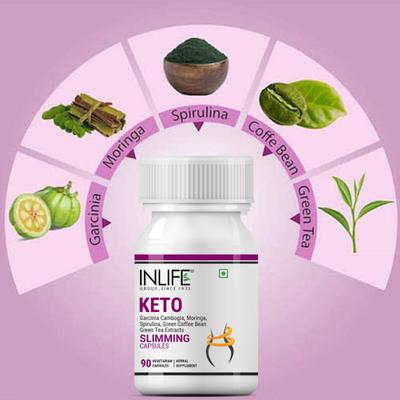 INLIFE Keto Slimming Vegetarian Capsule 90's - Weight Loss