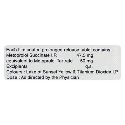 Tolol XR 50mg Tablet 10'S - Hypertension-Bet