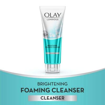 Olay Luminous Brightening Foaming Cleanser 100gm - Scrubs & Exfoliants