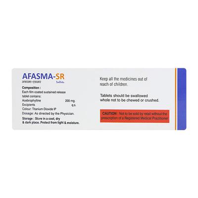 AFASMA SR 200MG TABLET 10'S - Asthma/COPD-Ast
