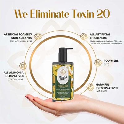 Wildly Pure Free Spirit Curly Shampoo Frizz Control 60 Percent Aloe Shea Butter Hibiscus Toxin 20 300 ml - Shampoos