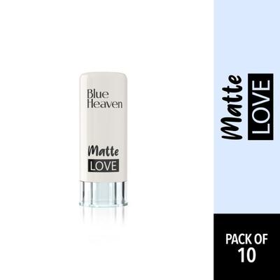 Blue Heaven Matte Love Long Lasting Hydrating Mini Lipsticks 13g 10's - Lipsticks