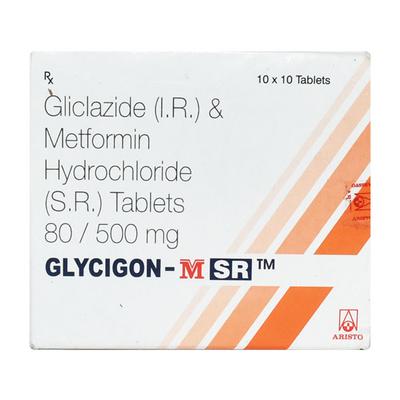 Glycigon M SR Tablet 10'S - Diabetes-Ant