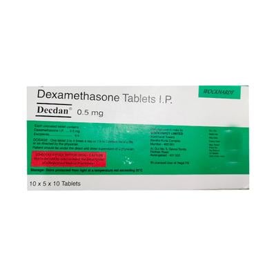 Decdan 0.5mg Tablet 10'S - Hormonal Therapy-Cor