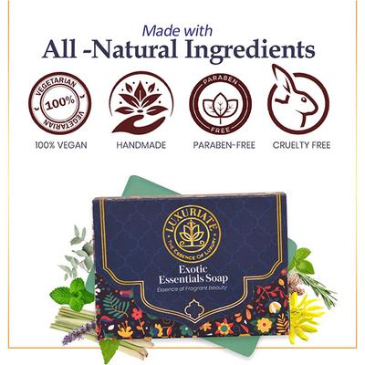 Luxuriate Exotic Essentials Essene Of Fragrant Beauty Soap Bar 125 gm - Soaps