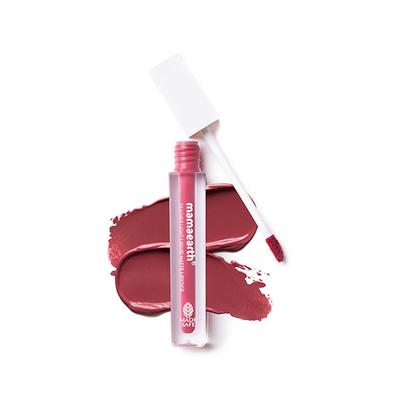 Mamaearth Feather Light Liquid Matte Lipstick with Coconut & Vitamin E for 16-Hour Long Stay (Weightless & Non-Drying) - 04 Nude Rose 3.5 ml - Lipsticks