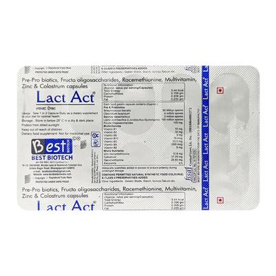 LACT ACT Capsule 10's - Supplements-Vam