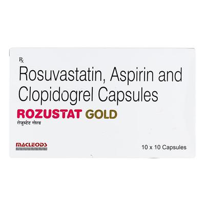 Rozustat Gold 10mg Capsule 10'S - High Cholesterol-Dys