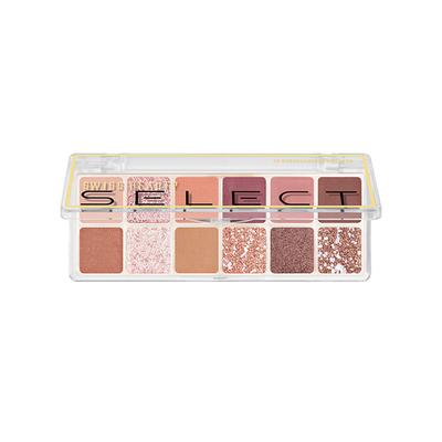Swiss Beauty Select 12 Shades Eyeshadow Palette, Mattes + Shimmers + Metallics Slow Days 10 gm - Eye Shadow Palettes