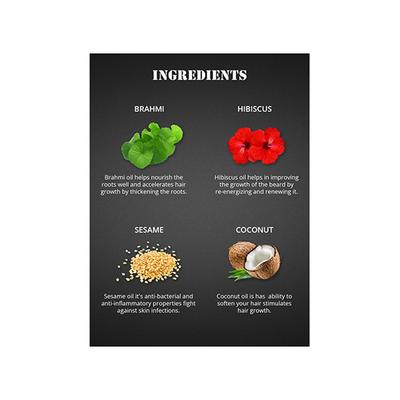 Mancode Ayurvedic Beard Growth Oil 50 ml - Beard Oil