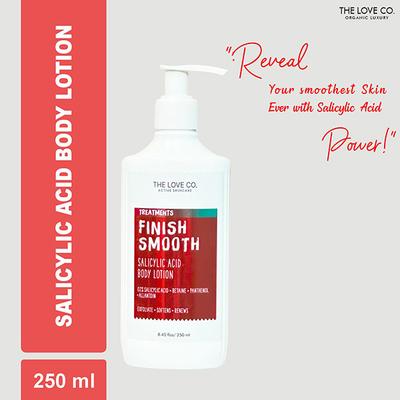 The Love Co. Finish Smooth Body Lotion With 2% Salicylic Acid 250 ml - Creams/Oils/Lotions